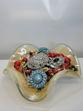 Italy Bowring Dish Filled With Jewelry